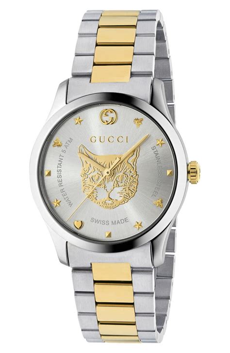 gucci g-timeless gold plated ladies watch|g timeless watch 38mm gucci.